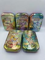 Pokémon TCG Blikken - prismatic evolution mini tin, Ophalen of Verzenden, Zo goed als nieuw, Overige typen