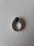 Zilveren Melano Ring 17mm met meerdere steentjes, Gebruikt, Overige kleuren, Ophalen of Verzenden, 17 tot 18