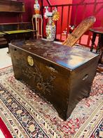 Chinese kist houtsnijwerk kamferkist, Huis en Inrichting, Ophalen, A, A, A
