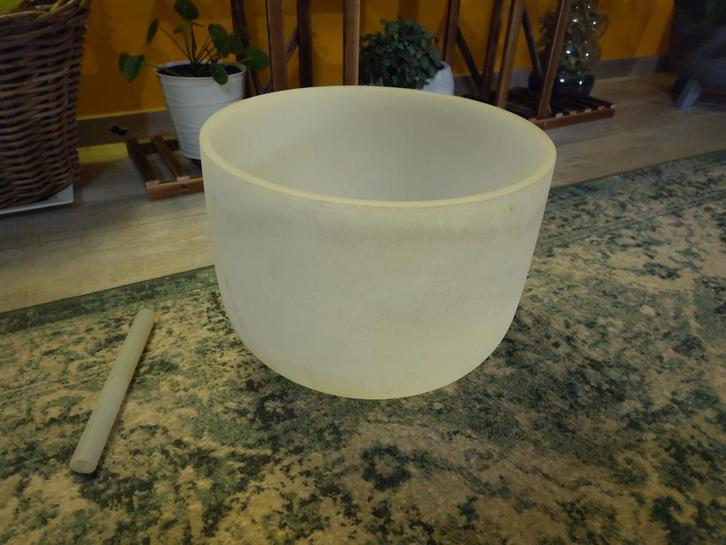 Kristallen Klankschaal 30cm - F Toon, Muziek en Instrumenten, Overige Muziek en Instrumenten, Zo goed als nieuw, Ophalen