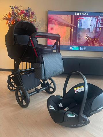 Cybex e-priam matt black kinderwagen compleet