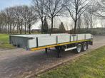 VELDHUIZEN Be oplegger vlak 8 TON (bj 2011), Auto's, Vrachtwagens, Overige brandstoffen, Origineel Nederlands, Bedrijf, Aanhangers en Opleggers