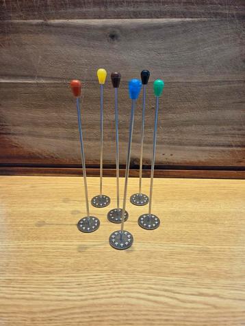 Vintage Cocktailstampers - Set van 6 beschikbaar voor biedingen