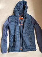 Superdry Mountain Sport Hybrid Ziphood - Maat M - Blauw, Ophalen, Zo goed als nieuw, Maat 48/50 (M), Blauw