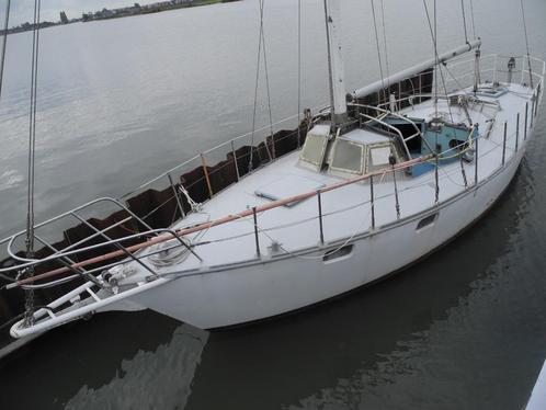 One-of "Vanguard" middenkuiper., Watersport en Boten, Kajuitzeilboten en Zeiljachten, Gebruikt, Tourjacht of Cruiser, Staal, 9 tot 12 meter