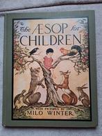 The Aesop for children 1919 met illustraties Milo Winter USA, Antiek en Kunst, Antiek | Boeken en Bijbels, Ophalen of Verzenden