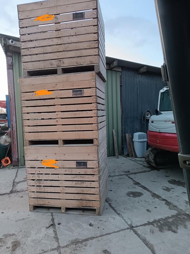 Aardappel kisten 20 stuks 140x110x122cm bj 2004, Doe-het-zelf en Verbouw, Kratten en Dozen, Bak of Kist, 100 cm of meer, 50 cm of meer