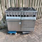 Falcon Rvs gasfornuis met heteluchtoven, Ophalen, 60 cm of meer, Gas, Vrijstaand