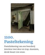 Pasteltekening interieur