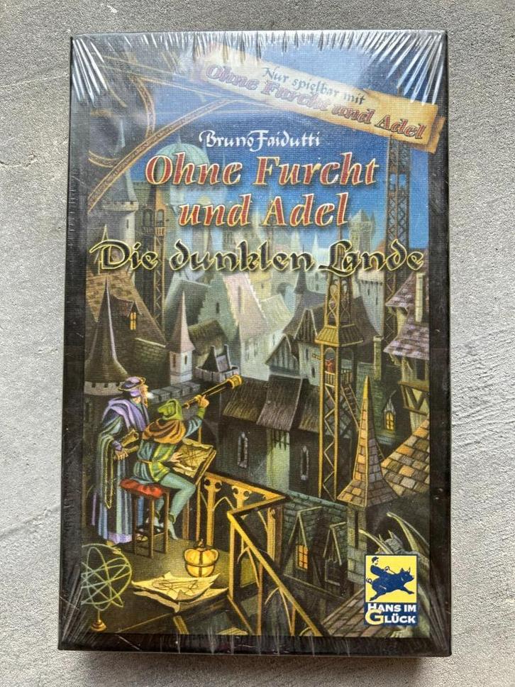 Ohne Furch und Adel + uitbreiding (Machiavelli Duitstalig), Hobby en Vrije tijd, Gezelschapsspellen | Kaartspellen, Nieuw, Drie of vier spelers