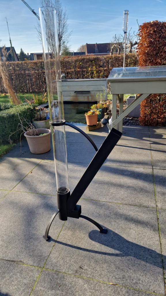 Vuurtornado of fakkel op pellets, Nieuw, buislengte 125 cm, Tuin en Terras, Fakkels, Nieuw, Ophalen