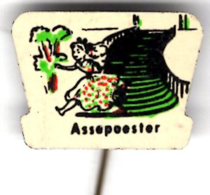 Assepoester blik sprookjes speldje ( W_199 ), Verzamelen, Speldjes, Pins en Buttons, Zo goed als nieuw, Speldje of Pin, Figuurtje