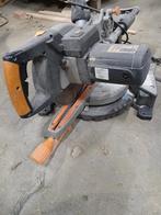 afkortzaag Evolution, Doe-het-zelf en Verbouw, Gereedschap | Zaagmachines, Ophalen, Gebruikt, Afkortzaag, 30 tot 70 mm