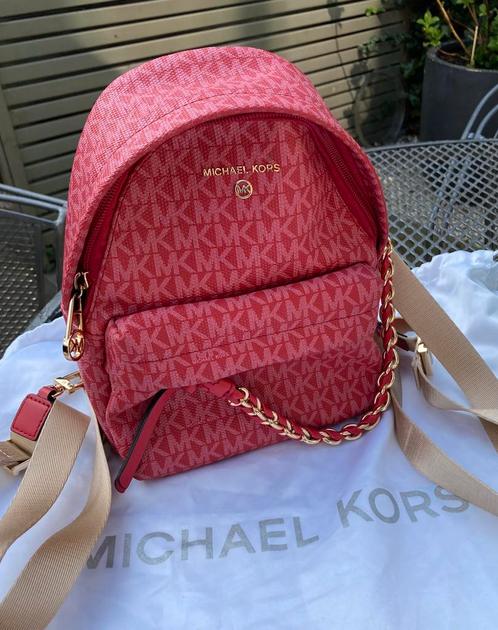 Michael Kors Slater Extra-Small Logo Convertible Backpack, Sieraden, Tassen en Uiterlijk, Tassen | Rugtassen, Nieuw, Ophalen of Verzenden
