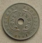 Southern Rhodesia, one penny 1942, Ophalen of Verzenden, Overige landen, Losse munt
