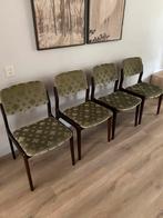 4x Deens design vintage eetkamerstoelen jaren 60, Huis en Inrichting, Stoelen, Ophalen, Zo goed als nieuw, Vier