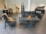 Robuuste loungeset met verstelbare tafel, Tuin en Terras, Tuinsets en Loungesets, Ophalen, 3 zitplaatsen, Aluminium, Zo goed als nieuw