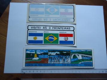 sticker oud Brazilie Brasil Paraguay Argentinie Zuid Amerika beschikbaar voor biedingen