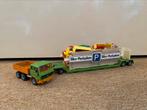 Siku 3713 - Mercedes 2232 met dieplader en parkeerlaats, Ophalen of Verzenden, Zo goed als nieuw, Bus of Vrachtwagen, SIKU