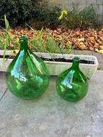 Dame Jeanne groene buikfles Villani, Ophalen of Verzenden