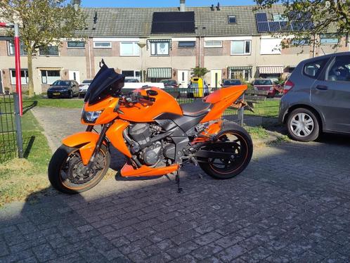 kawasaki Z750 2008, Parelmoerlak, Stuurverwarming, Verlaagd, Motoren, Motoren | Kawasaki, Particulier, Naked bike, meer dan 35 kW