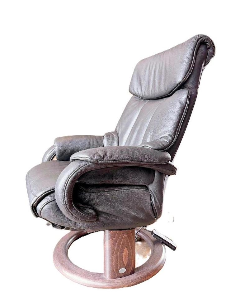 Himolla Sta-Op-Stoel, Huis en Inrichting, Fauteuils, Zo goed als nieuw, Hout, Leer, Minder dan 50 cm, Minder dan 75 cm, Ophalen