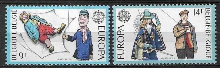 Belgie 1981 - Yvert/OBP 2006-2007 - Europa - Legenden (PF), Postzegels en Munten, Postzegels | Europa | België, Postfris, Europa