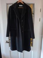Erich Fend 70% wollen zwarte jas, mt. 44, Ophalen of Verzenden, Zo goed als nieuw, Zwart, Jas of Mantel