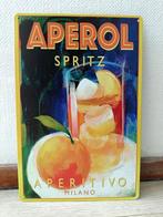 APEROL SPRITZ Retro Bar art deco metalen Wandbord bar, Verzenden, Nieuw
