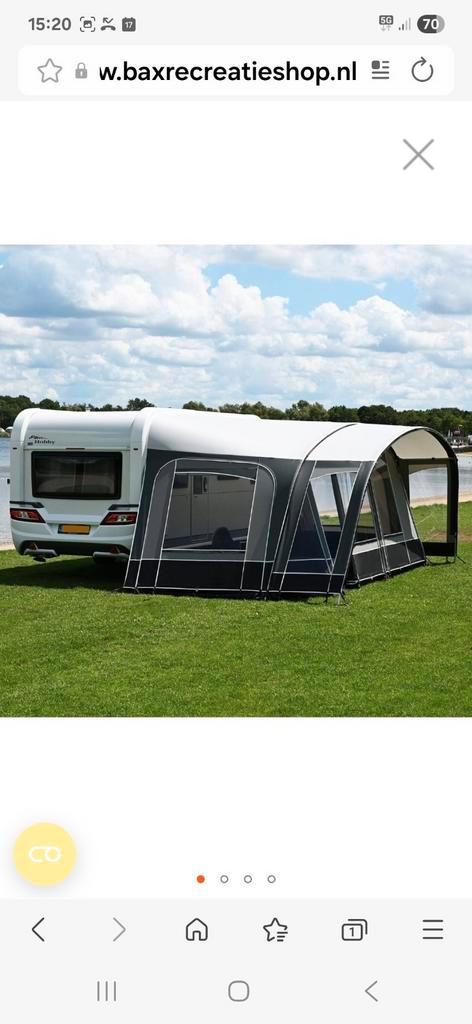 Unico voortent met petluifel, Caravans en Kamperen, Voortenten en Luifels, Gebruikt, Unico Ventura, Ophalen