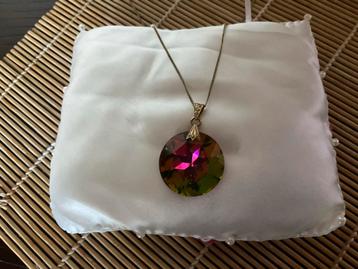 Vintage Prachtige Kristallen Hanger Ketting beschikbaar voor biedingen