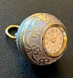 Vintage Rex Bolhorloge 17 jewels opwindbaar, Sieraden, Tassen en Uiterlijk, Horloges | Dames, Ophalen of Verzenden, Zilver, Zakhorloge