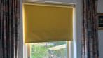 Rolgordijn 98cm, Huis en Inrichting, Stoffering | Gordijnen en Lamellen, Gebruikt, Overige kleuren, Effen licht geel met wit kralenkoord.