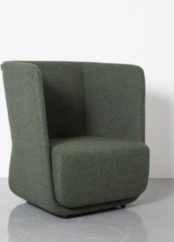 Softline Basket Chair Low - NIEUWE fauteuil - Donkergroen 10 beschikbaar voor biedingen