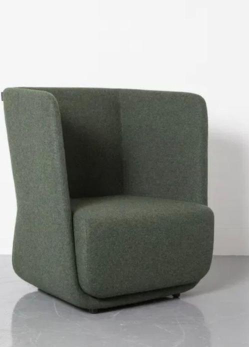 Softline Basket Chair Low - NIEUWE fauteuil - Donkergroen 10, Huis en Inrichting, Fauteuils, Nieuw, Stof, 75 tot 100 cm, 75 tot 100 cm