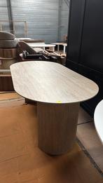 Eettafel marmer composiet beige 180x90x75 cm, Huis en Inrichting, Tafels | Eettafels, Ophalen, Nieuw, 50 tot 100 cm, 150 tot 200 cm