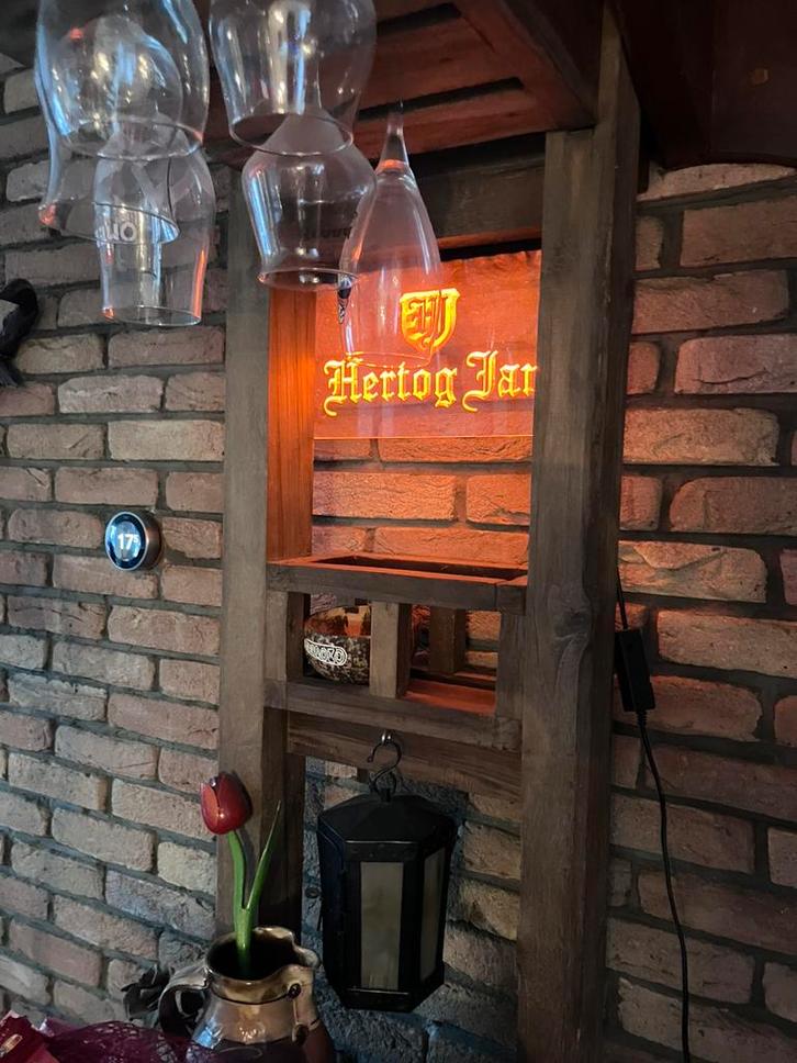 Teaken Bar, Huis en Inrichting, Barren, Zo goed als nieuw, Ophalen