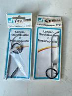 modeltrein Ho viesseman 6722, 2 st. straat lantaarns messing, Hobby en Vrije tijd, Modeltreinen | H0, Overige merken, Gelijkstroom