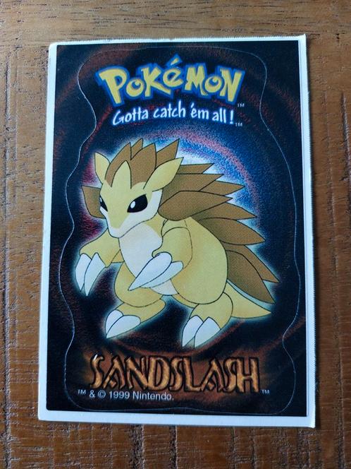 Pokemon Sandslash sticker, Hobby en Vrije tijd, Verzamelkaartspellen | Pokémon, Zo goed als nieuw, Losse kaart, Foil, Ophalen of Verzenden