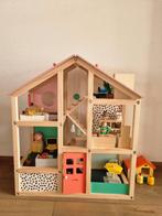 Poppenhuis compleet met accessoires, Kinderen en Baby's, Speelgoed | Poppenhuizen, Ophalen, Zo goed als nieuw, Poppenhuis
