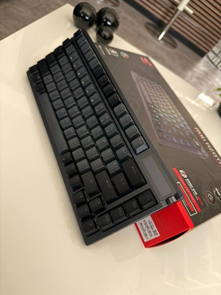 ASUS ROG Azoth, ROG NX Red, Qwerty US, Zwart, Computers en Software, Toetsenborden, Zo goed als nieuw, Qwerty, Draadloos, Gaming toetsenbord