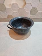 Emaille bedpan grijs gewolkt, Antiek en Kunst, Ophalen of Verzenden