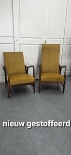 Unieke Topform Fauteuil's nieuw gestoffeerd, Huis en Inrichting, Fauteuils, Hout, Minder dan 75 cm, Zo goed als nieuw, 50 tot 75 cm
