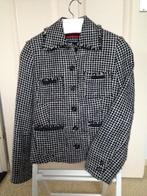Jasje zwart met wit., Kleding | Dames, Jasjes, Kostuums en Pakken, Ophalen of Verzenden, Zo goed als nieuw, Maat 38/40 (M), Zwart