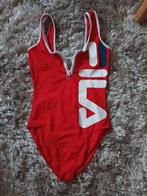 Rood Badpak met Rits Fila xs 34, Kleding | Dames, Badmode en Zwemkleding, Badpak, Ophalen of Verzenden, Zo goed als nieuw, Fila
