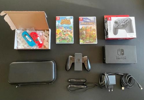 Nintendo Switch incl extra controller en 2 games, Spelcomputers en Games, Spelcomputers | Nintendo Switch, Gebruikt, Switch Original