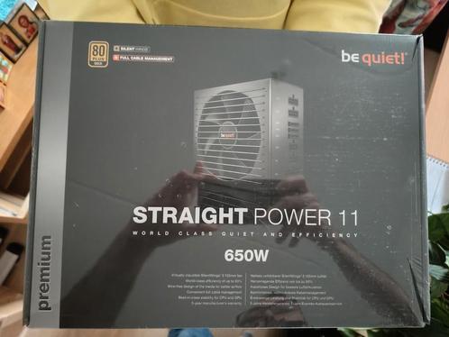PSU: be quiet! Straight Power 11 650W, Computers en Software, Pc- en Netwerkkabels, Nieuw, Ophalen of Verzenden