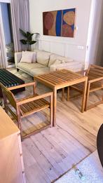 NÄMMARÖ Tuinset: 2 Stoelen & Tafel - Perfect voor Balkon!, Zo goed als nieuw, Stoel, Tuinset, Hout