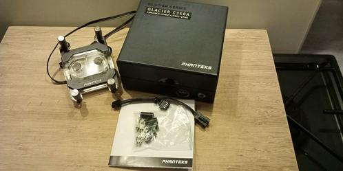 Phanteks Glacier C350 CPU Water Block voor AMD, Computers en Software, Overige Computers en Software, Gebruikt, Ophalen of Verzenden