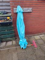 Blauwe parasol, Tuin en Terras, Ophalen of Verzenden